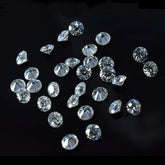 10 Pcs Round Cut Gemstone CERTIFIED Synthetic Moissanite 2 mm Lot VVSI D Color